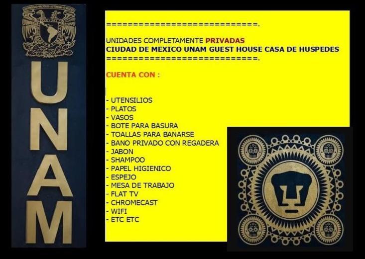 Ciudad De Mexico Unam Guest House Casa De Huespedes Eksteriør bilde